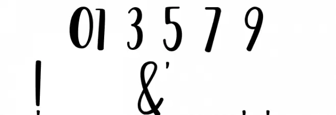 Moonlight Sonata Font OTHER CHARS