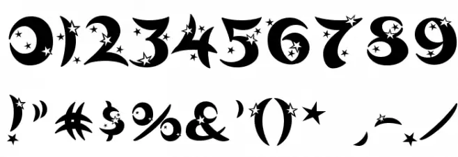 Moonlight Font OTHER CHARS