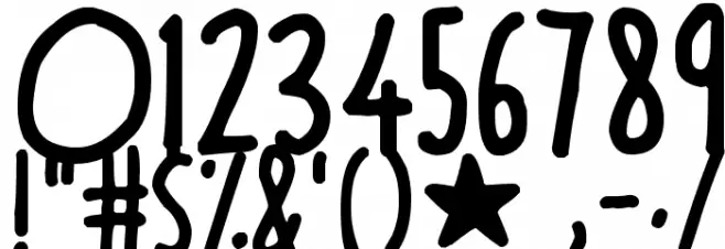 Moonlight D Font OTHER CHARS