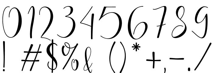 MoonlightRegular-Regular Font OTHER CHARS