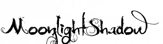 MoonlightShadow  Frei Schriftart Herunterladen