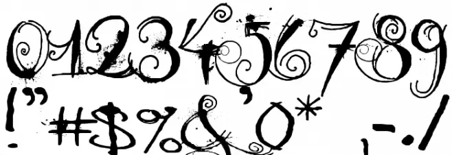 MoonlightShadow Font OTHER CHARS