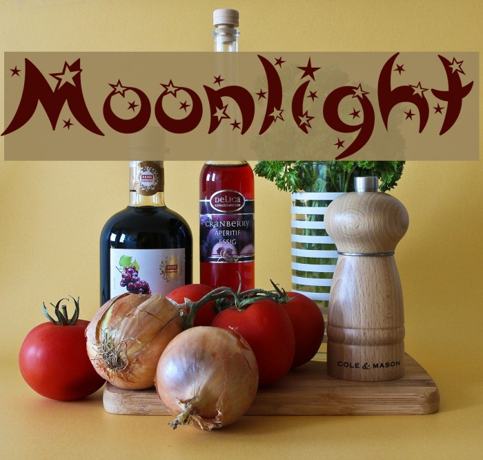 Moonlight Font examples