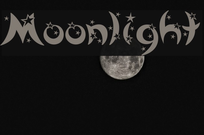 Moonlight Font examples
