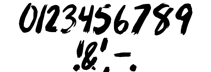 Moonlighting Regular Font OTHER CHARS