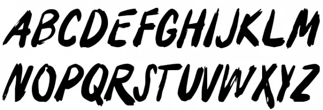 Moonlighting Regular フォント 大文字