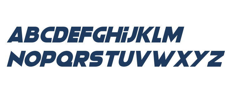 Moonlightning Italic Lowercase