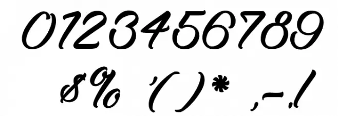 Moonlights on the Beach Font OTHER CHARS