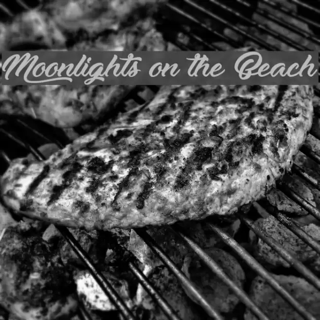 Moonlights on the Beach Font examples