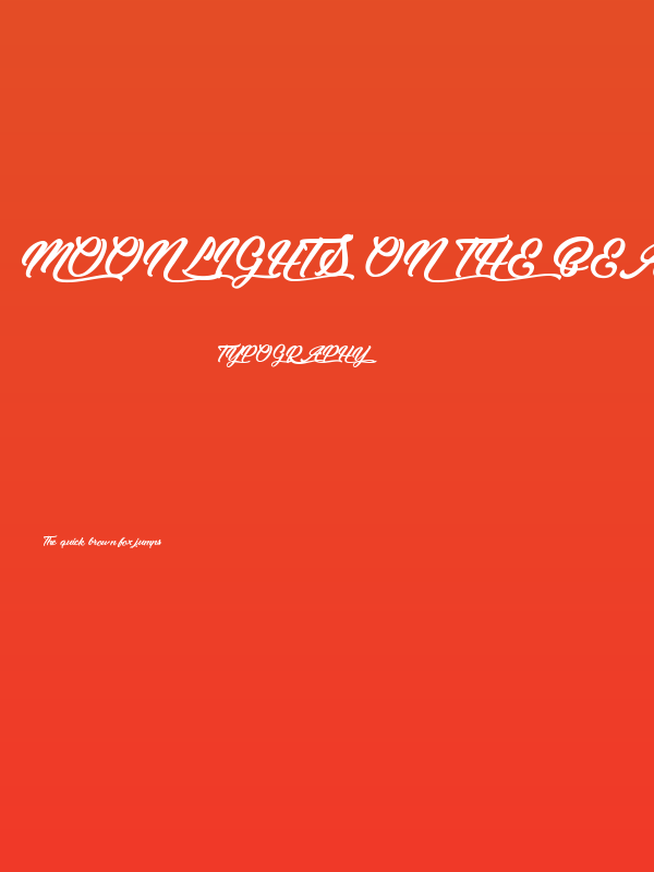 Moonlights on the Beach Poster