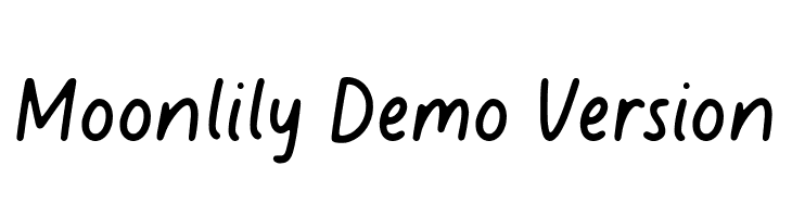 Moonlily Demo Version  font caratteri gratis