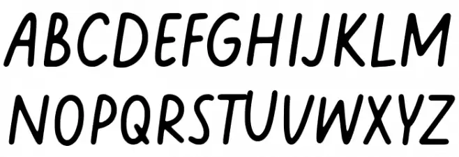 Moonlily Demo Version Schriftart Groß