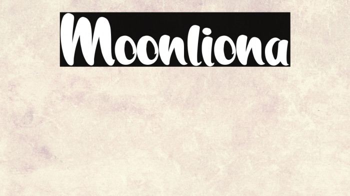 Moonliona Font examples