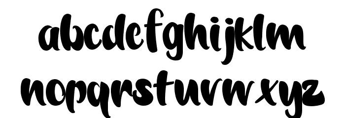 Moonliona Font LOWERCASE