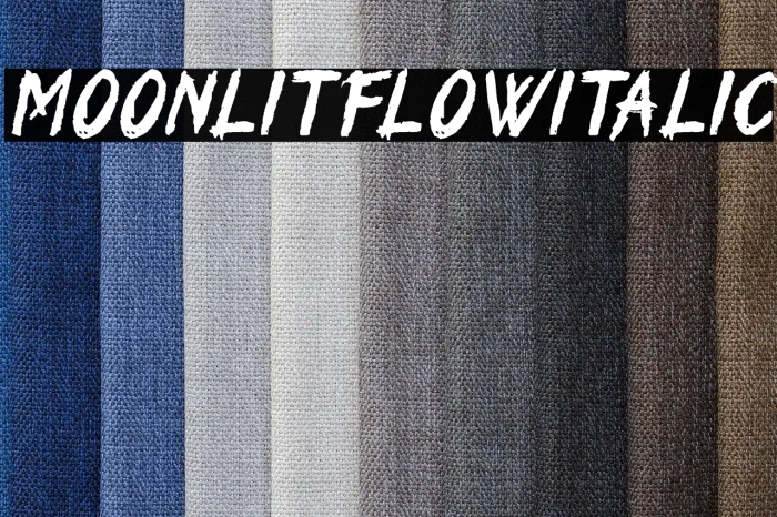 Moonlit Flow Italic Example 3