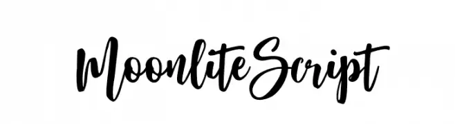 Moonlite Script  les polices de caractères gratuit tlcharger