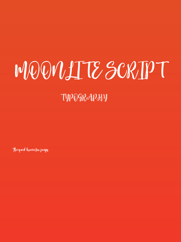 Moonlite Script Poster
