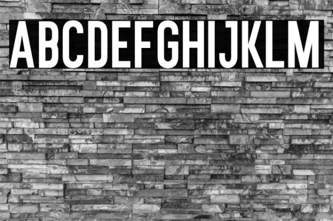 Moonlite Solid Personal Use Font examples