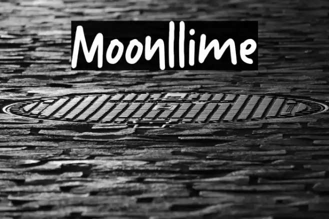 Moonllime Font examples