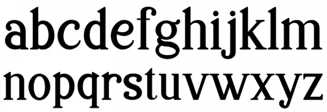 Moonllys 字体 小写