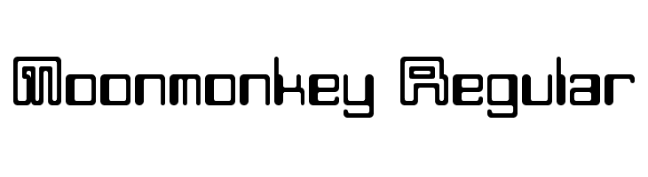 Moonmonkey Regular  Скачать бесплатные шрифты