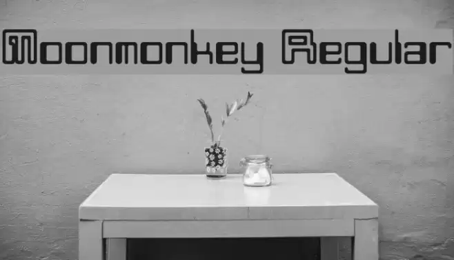 Moonmonkey Regular Font examples
