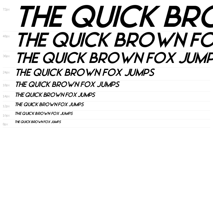 Moonrising Italic Waterfall