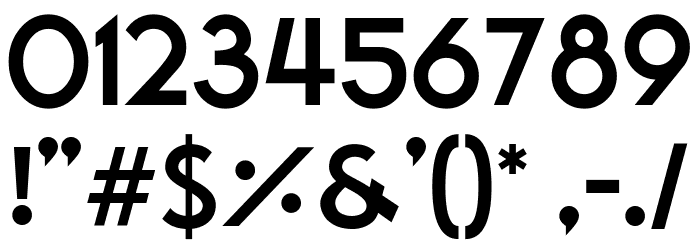 Moonrising Font OTHER CHARS