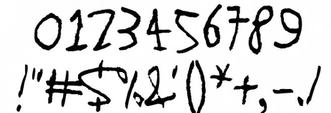 Moons of Jupiter, Europa フォント その他の文字