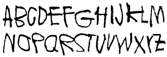 Moons of Jupiter, Europa Font LOWERCASE