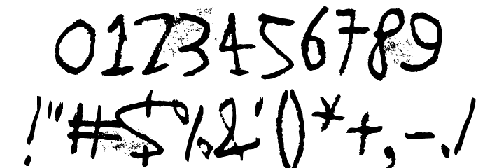 Moons of Jupiter, Io Font OTHER CHARS