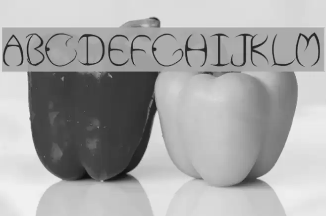 Moonshadow Font examples