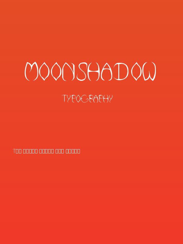 Moonshadow Poster
