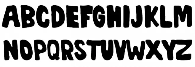 Moonshine B demo Шрифта ВЕРХНИЙ