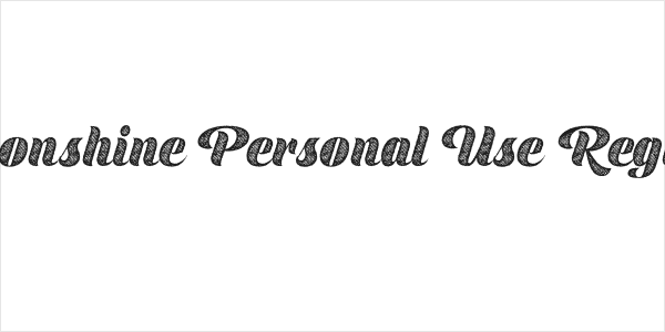 Moonshine Personal Use Regular Logo