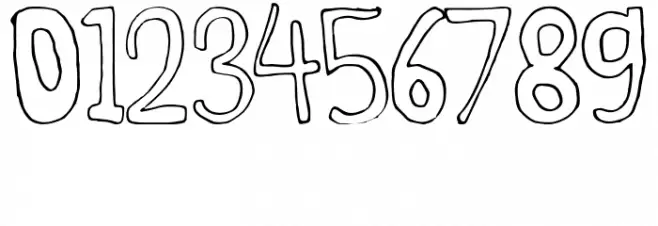 Moonshine demo Font OTHER CHARS