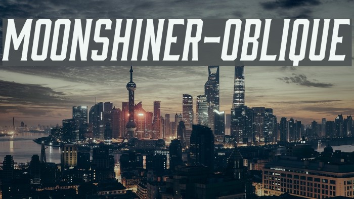 Moonshiner-Oblique Example 2