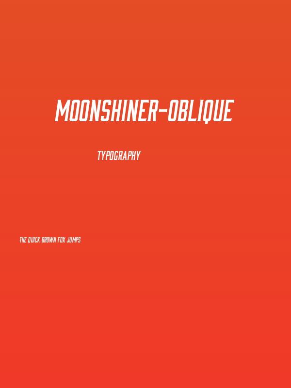Moonshiner-Oblique Poster