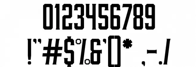 Moonshiner-Regular Font OTHER CHARS