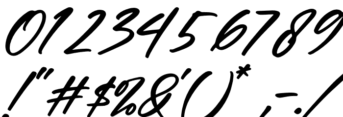 Moonstar Italic Font OTHER CHARS