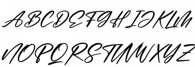 Moonstar Italic Font UPPERCASE