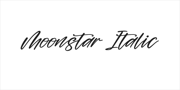 Moonstar Italic Logo