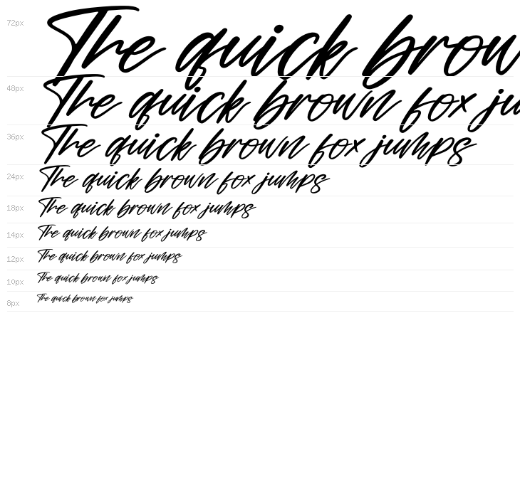 Moonstar Italic Waterfall