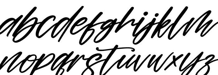 Moonstar Italic Font LOWERCASE