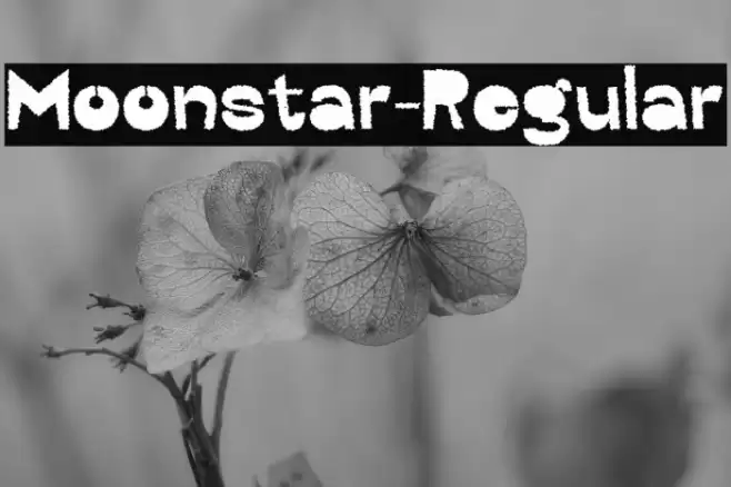 Moonstar-Regular Font examples