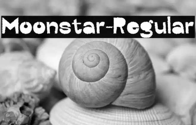 Moonstar-Regular Font examples