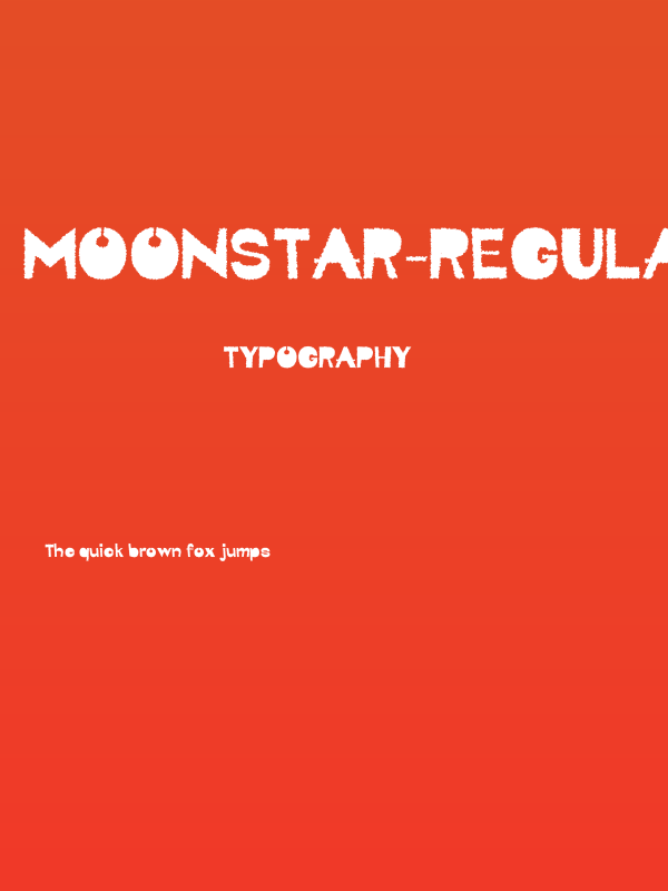 Moonstar-Regular Poster