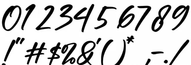 Moonstar Font OTHER CHARS