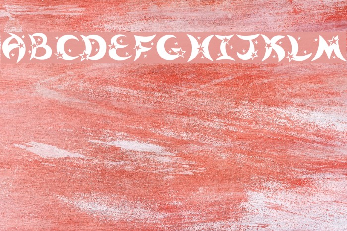 Moonstar Font examples