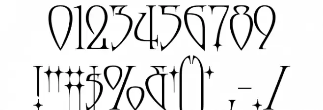 Moonstone Font OTHER CHARS